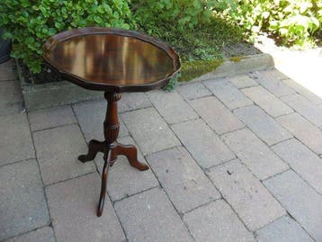 Bijzettafel - Mahonie - Wijntafel, Antiek en Kunst