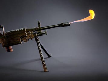 Japanese XL FN Minimi M249 Machine Gun Table Lighter –, Nieuw