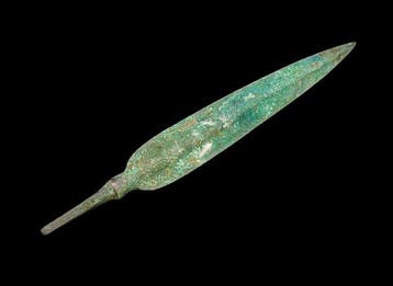 Bronstijd Brons Spear Head - 160 mm (Zonder minimumprijs)
