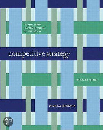 Formulation, Implementation And Control Of Competitive, Verzenden, Richard B. Robinson