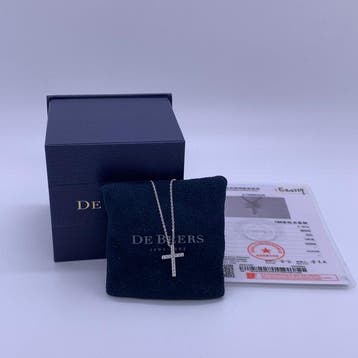 De Beers - Collier - 18 carats Or blanc - 0.16ct. tw., Nieuw