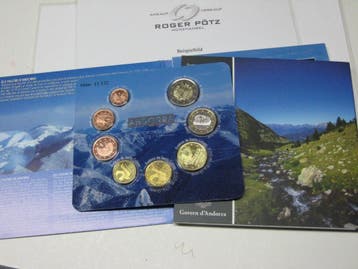 Andorra 3,88 Euro Kms munten set 2014 st im Blister 1 Eur..., Verzenden