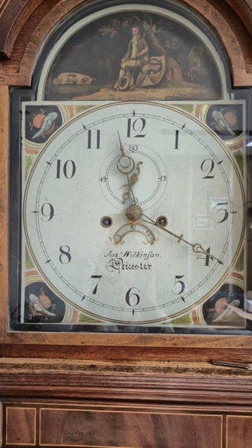 horloge de parquet - Joseph Wilkinson - Antique Bois, Laiton, Antiek en Kunst