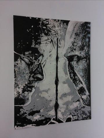 Harry Potter - Lord Voldemort - handpainted and signed - by
