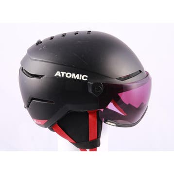 55 56 57 58 59 skihelm/snowboardhelm ATOMIC SAVOR VISOR ALL, Sport en Fitness, Verzenden, Gebruikt, Atomic