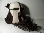 Tribaal masker - Kifwebe - compleet kostuum, kegel en