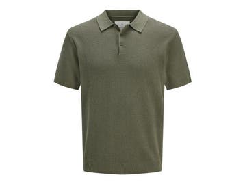 Veiling - Jack &amp; Jones Cooper Knit Polo Tea Leaf - L, Nieuw
