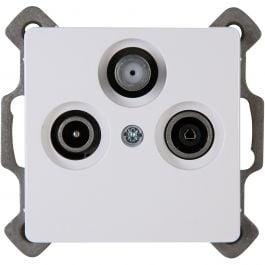 KOPP Televisie/Radio/Satelliet Inbouw Wandcontactdoos - Arct, Verzenden, Nieuw