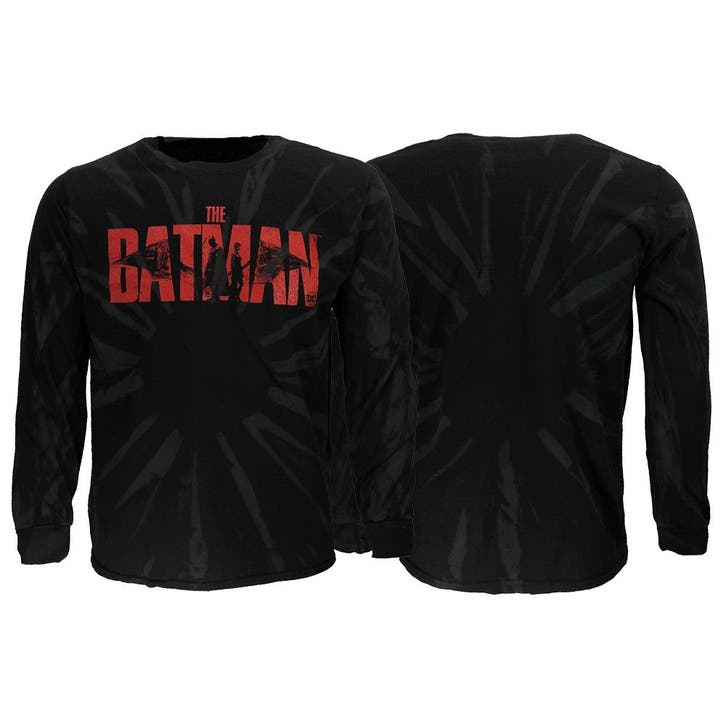 Batman Logo Dip Dye Longsleeve T-Shirt, Kleding | Heren, T-shirts