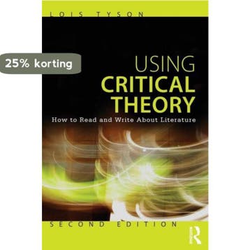 Using Critical Theory 9780415616171 Lois Tyson, Verzenden, Zo goed als nieuw, Lois Tyson