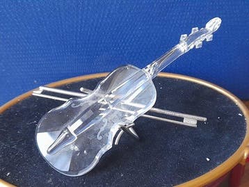 Swarovski - Figurine - Violin - 203056 - Box + Certificate -, Antiquités & Art