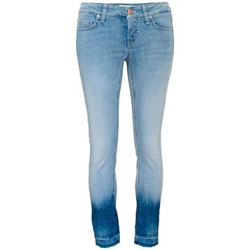 Cambio • blauwe Liu Short met steentjes • 34, Cambio, Maat 42/44 (L), Nieuw, Verzenden
