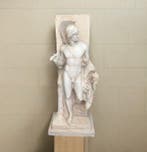 sculptuur, Busto Achille - 41 cm - Gegoten steen