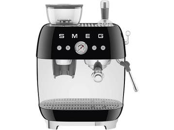 SMEG - Semi automatische espressomachine - Zwart, Verzenden, Nieuw, Afneembaar waterreservoir