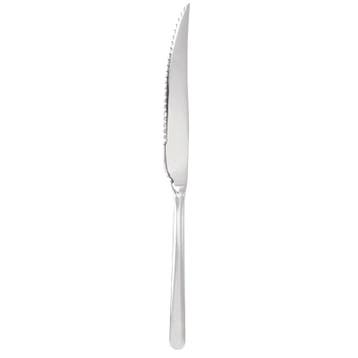 Steak-/Pizzamessen | RVS | 12 Stuks | Lengte 235mm Olympia, Verzenden, Nieuw in verpakking