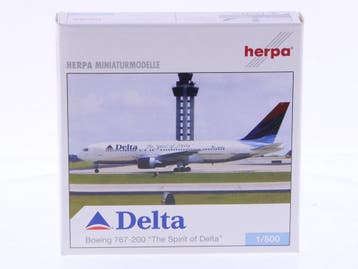 Schaal 1:500 Herpa 504423 Delta Air Lines Boeing 767-200..., Ophalen of Verzenden