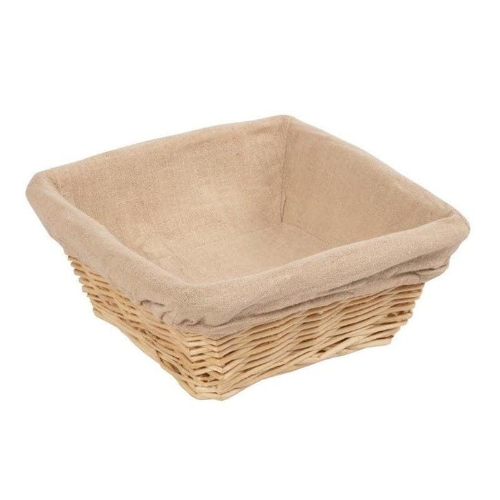 Broodmand riet  met hoes vierkant | 10(h) x 23(b)cm Olympia, Zakelijke goederen, Horeca | Keukenapparatuur, Nieuw in verpakking