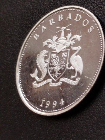 Barbados. Elizabeth II. 1 Dollar 1994 (Zonder minimumprijs), Postzegels en Munten