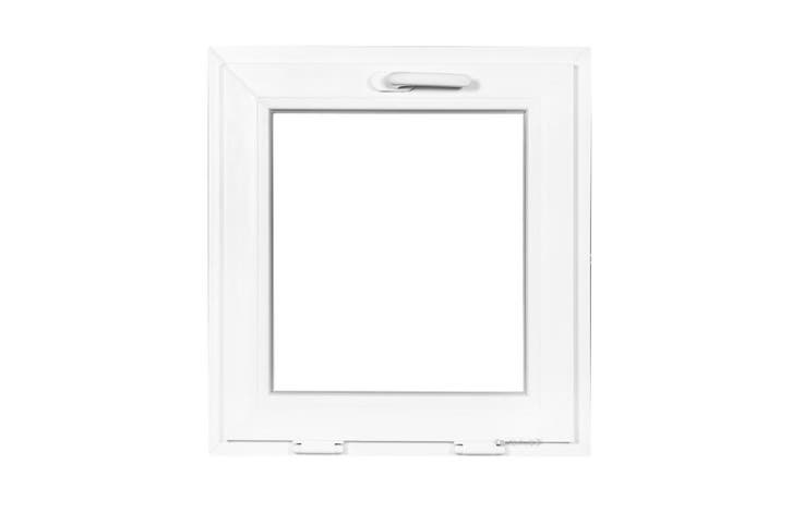 PVC kiep b60xh50 cm Wit, Doe-het-zelf en Bouw, Glas en Ramen, Dubbelglas, Nieuw, Gevelraam of Ruit, Minder dan 80 cm, Minder dan 80 cm