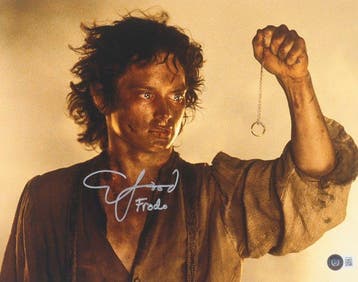 Lord of the Rings - Elijah Wood - Signed 28x35 cm Photo -