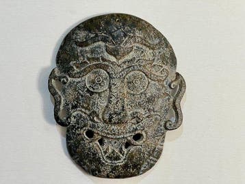 Aziatisch ritueel masker - Steen - China - Onbekend, Antiek en Kunst