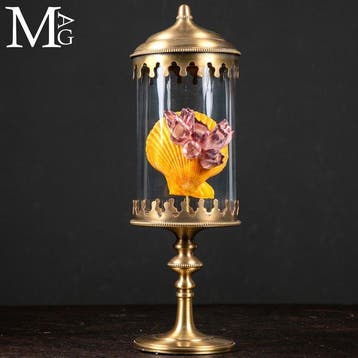 Decoratieve glazen bellen - Mariene Relikwie – Gele Pecten
