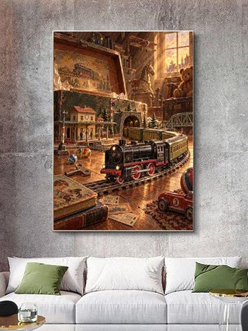 Shayer - Märklin – The Golden Age of Tin Toys - XL - 60x80cm, Antiek en Kunst