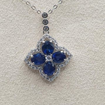 Sans prix de réserve - Collier avec pendentif Argent, Or