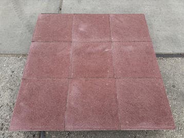 Veiling - 17,28 M2 Betontegel Terra 40x40x4 Cm, Nieuw