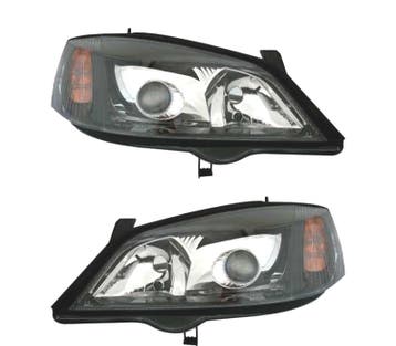 PHARES XÉNON POUR OPEL ASTRA G 97-04 FOND NOIR, Autos : Pièces & Accessoires, Verzenden