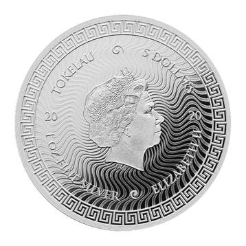 Tokelau. 5 Dollars 2020 1 oz $5 NZD Tokelau Silver Icon Coin
