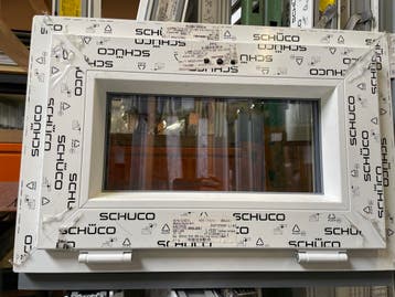 Schuco Hr++ glas kiepramen veel afmetingen op voorraad, Kunststof, Minder dan 75 cm, Raamkozijn, Nieuw