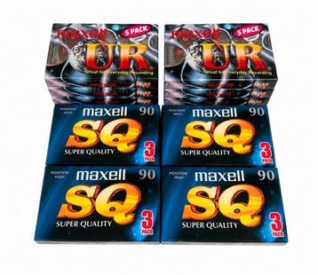 Maxell - UR 90 - SQ 90 Cassette audio vierge - Différents