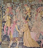 Wandtapijt - 97 cm - 180 cm - Het wijnfeest