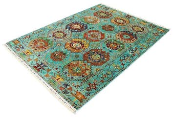 Handgeknoopt tapijt Super Ziegler Chubi tapijt fijne wol -, Maison & Meubles