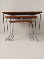 Set bijzettafels - Teak - Drie bijzettafeltjes