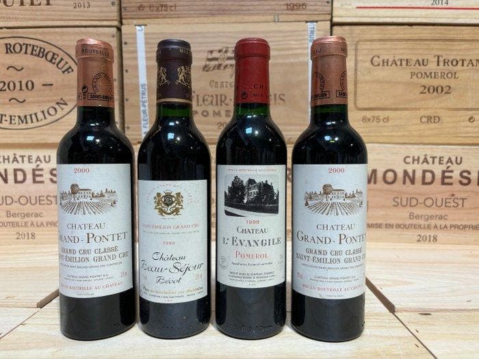 1999 Château l’évangile, 1999 Château Beauséjour Bécot &, Verzamelen, Wijnen