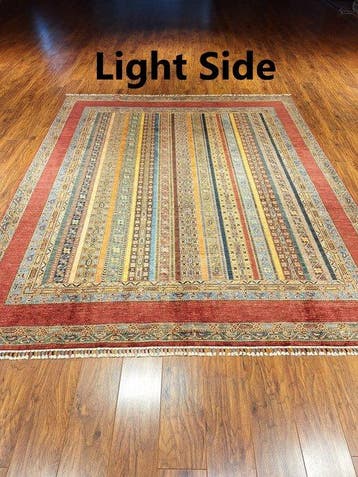 Superfijne Burgundy multicolor 100% handgeknoopt Afghaanse, Nieuw