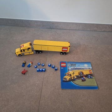 Lego Set - 3221 - City - Vrachtwagen en Trailer, Nieuw