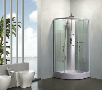 Sanifun complete douchecabine Dirk 900 x 900 kitvrij, Ophalen of Verzenden, Nieuw, Douche