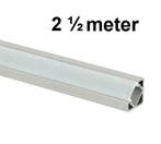LED Profiel 2,5 meter - 45 graden, Verzenden, Nieuw