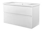 Quick-Greeploos meubel onderkast + wastafel 100 cm glans-wit, Ophalen of Verzenden
