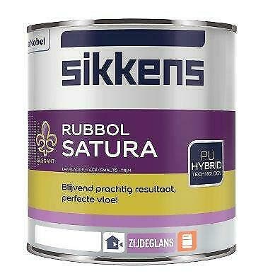 Sikkens Rubbol Satura zijdeglanslak voor buiten 1000 ml / 25, Doe-het-zelf en Bouw, Verf, Beits en Lak, Nieuw, Verzenden