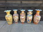 Vase - Porcelaine - 5 pièces XL - chinois