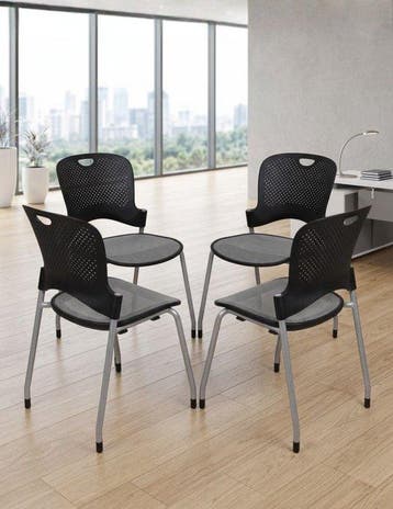 Herman Miller - Jeff Weber - Stoel (4) - Side Stoel -