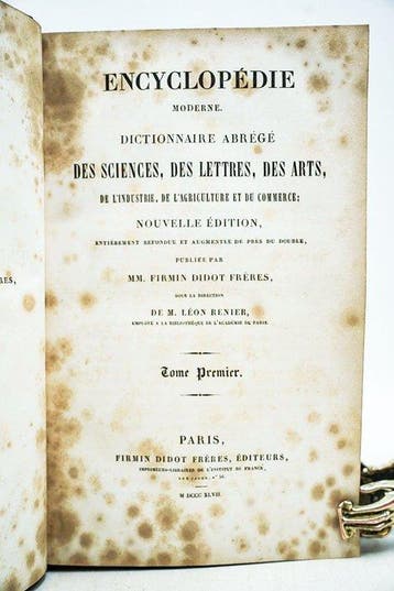 Collectif - Encyclopédie moderne, ou Dictionnaire abrégé des
