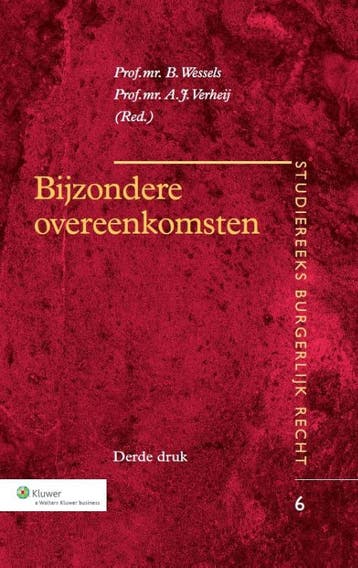 Bijzondere overeenkomsten / Studiereeks burgerlijk recht /, Boeken, Verzenden, Zo goed als nieuw