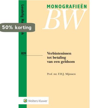 Verbintenissen tot betaling van een geldsom / Monografieen, Verzenden, F.H.J. Mijnssen