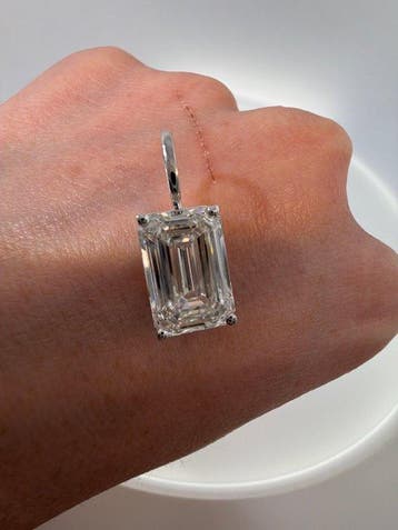 Sans prix de réserve - Pendentif - 14 carats Or blanc -
