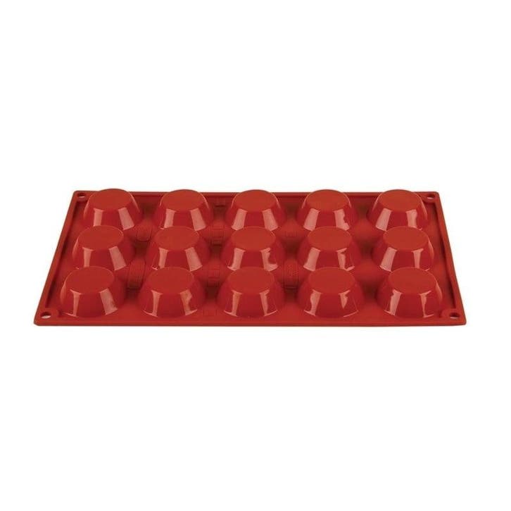 Bakvorm siliconen | Cap. 15 taartjes |  5(Ø)x 1,5(h)cm, Articles professionnels, Horeca | Équipement de cuisine, Envoi